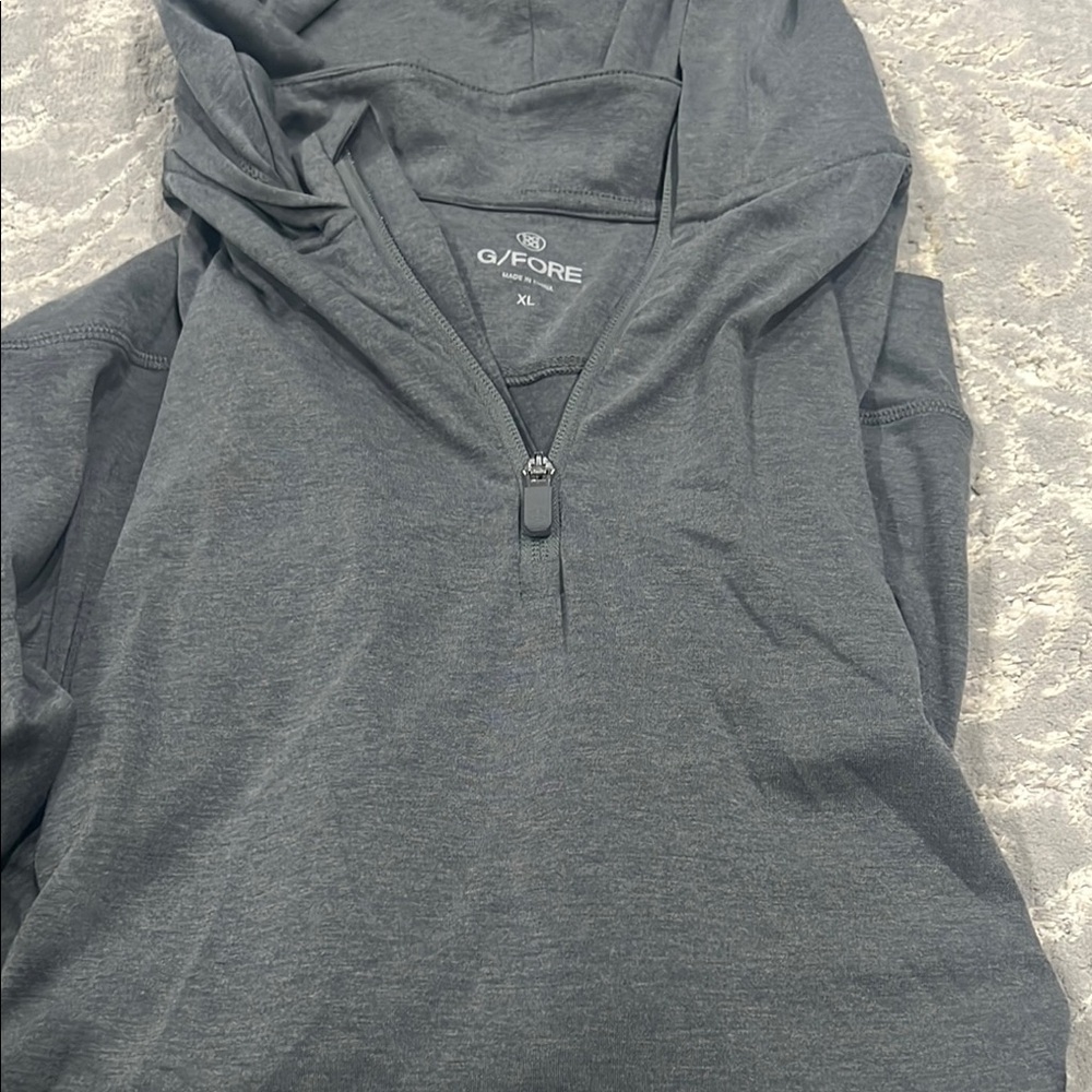 G/FORE Gray Zip Up Sweater